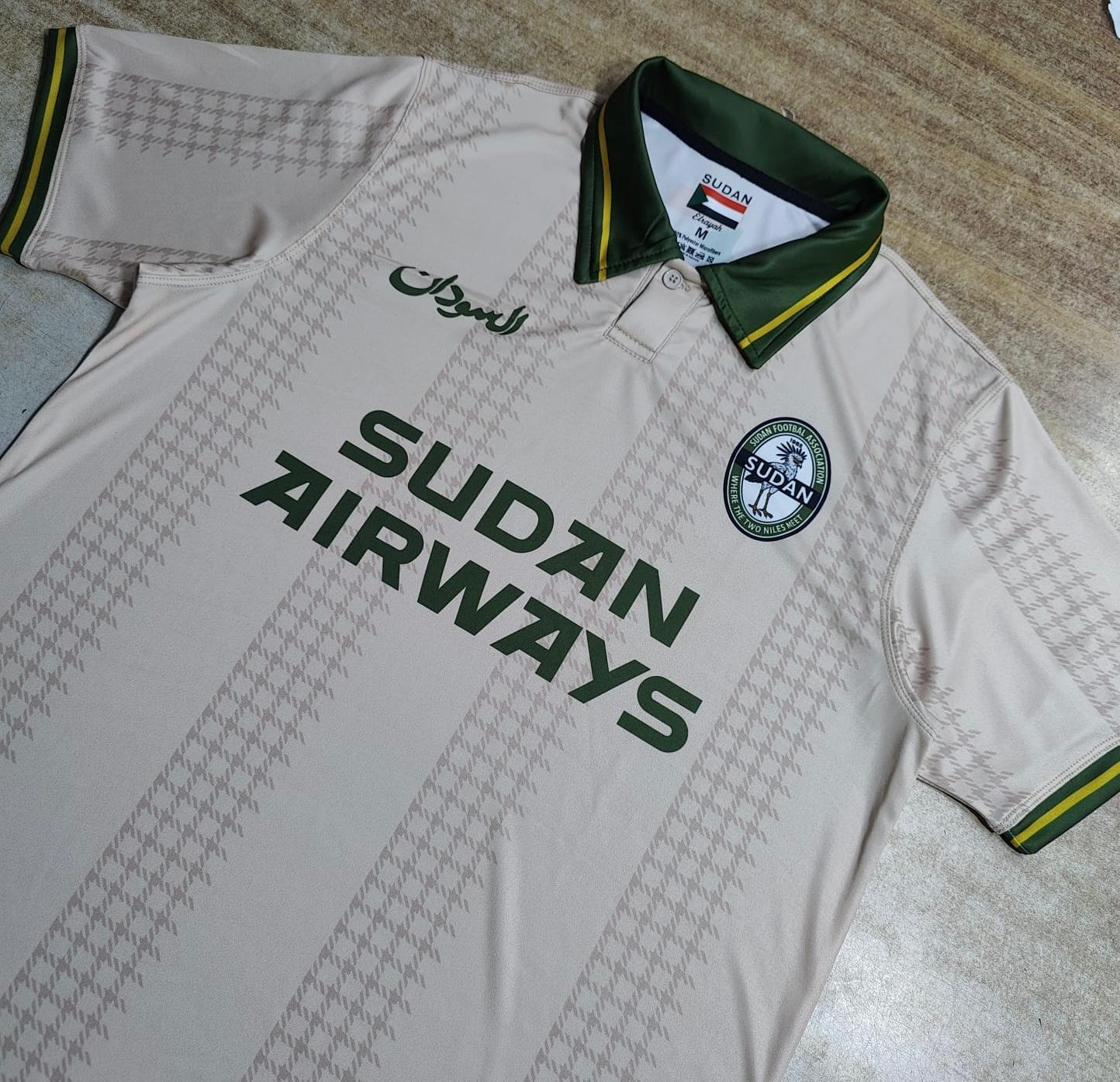 New Collared Sudan Football Jersey - Elrayah