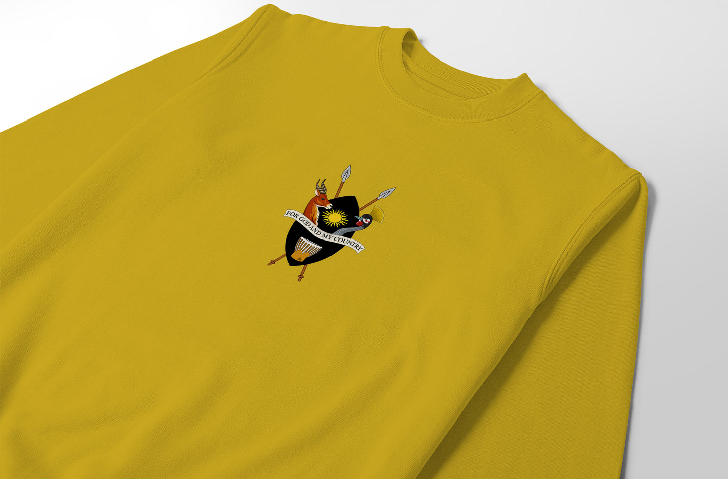 Coat of arms of Uganda Crewneck - Elrayah