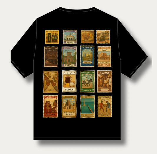 SUDAN NOSTALGIA- oversized tee - Elrayah