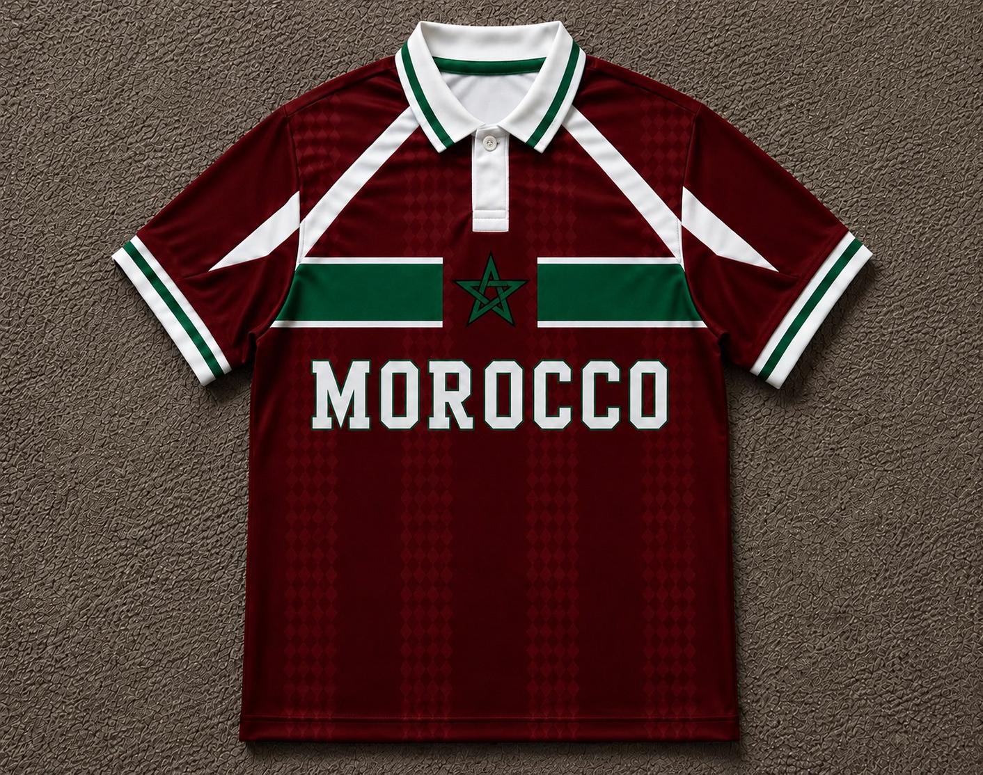 Morocco Football Jersey - Elrayah