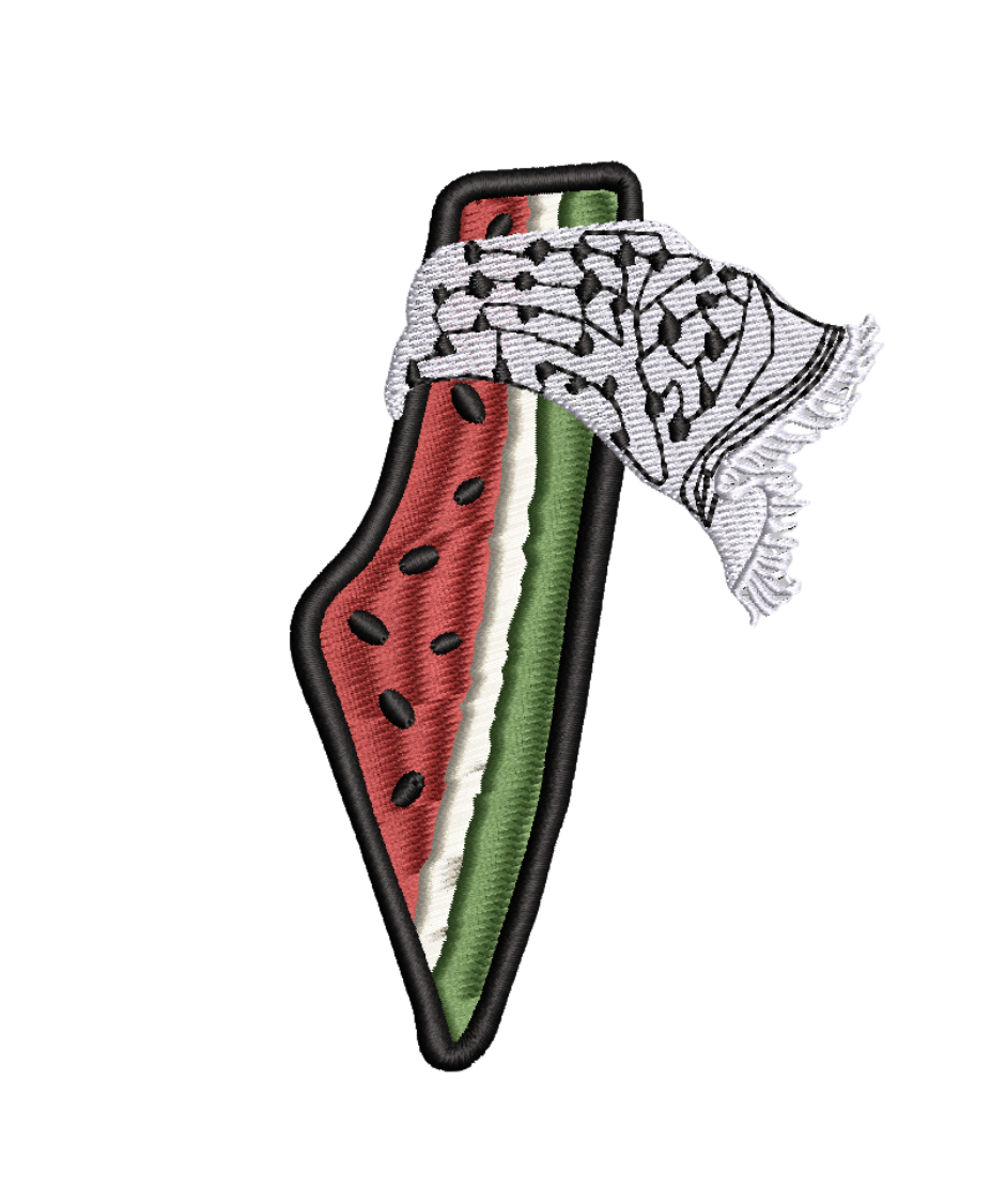 Palestine Watermelon Outline